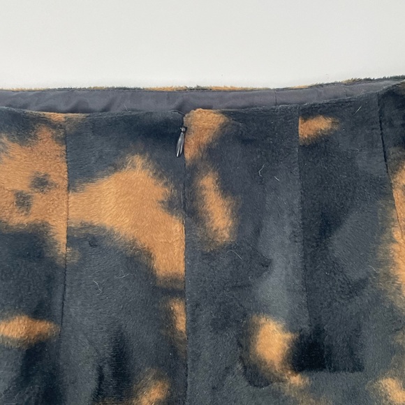 VTG Harvé Bernard Black Bronze “Tortoise Shell” High Waist Miniskirt - Picture 10 of 14